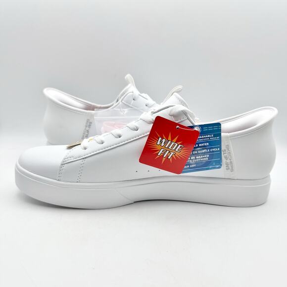 Skechers Womens Eden LX Royal Stride Sneakers US 11 Wide White NWOB - Picture 7 of 12